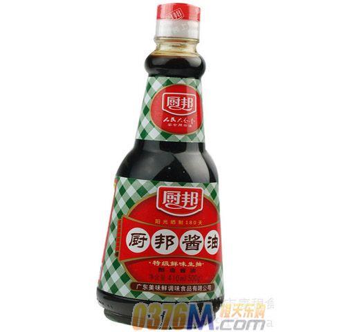 厨邦酱油特级鲜味生抽410ml