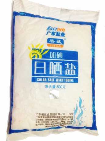 加碘日晒盐（粗盐）500g